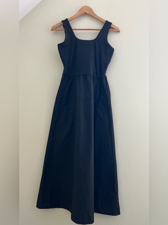 New Everlane The Supima Jersey Riviera Dress in Black Size XXS